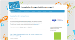 Desktop Screenshot of esk-schulverein.de